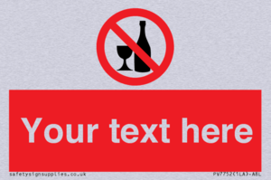 Custom prohibition no alcohol